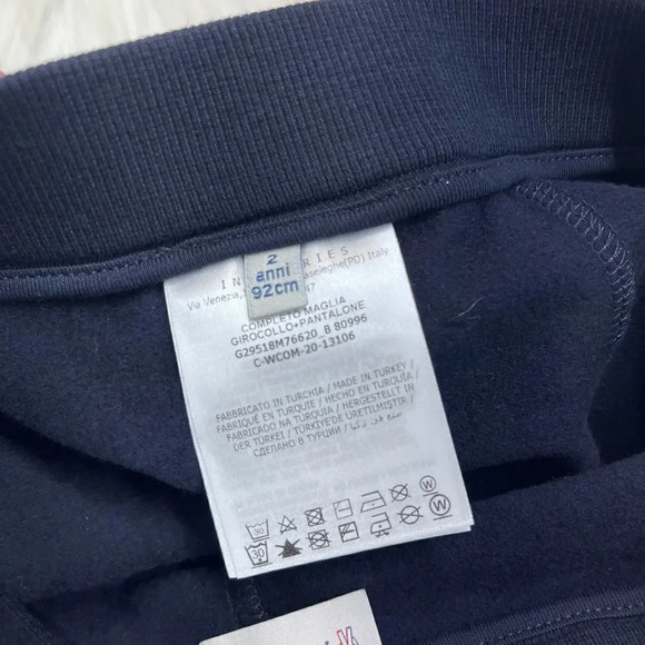 NEW Moncler toddler jogger pants in navy size 2 unisex - Picture 6 of 9